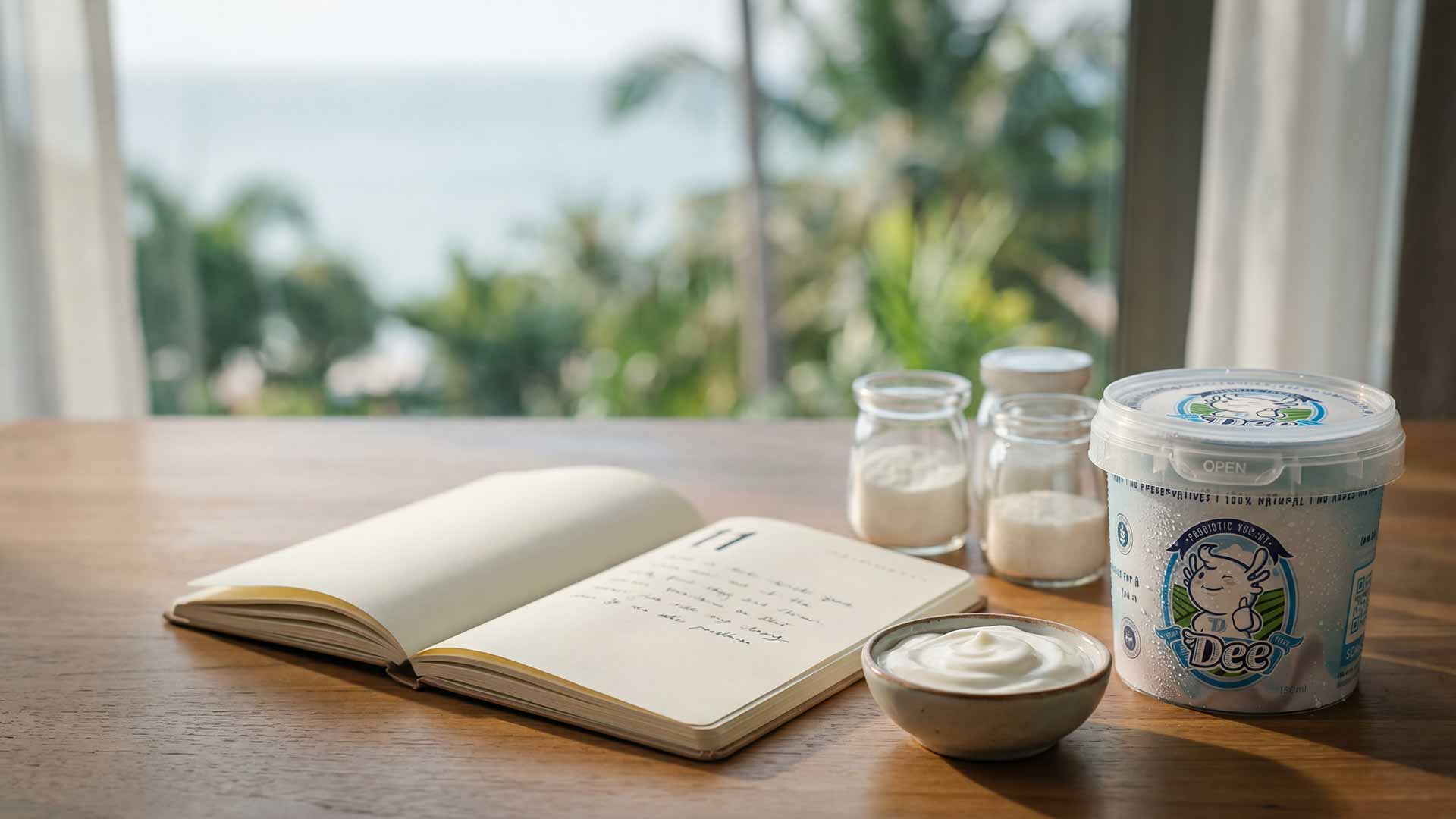 DEE Yogurt ingredients and probiotic cultures